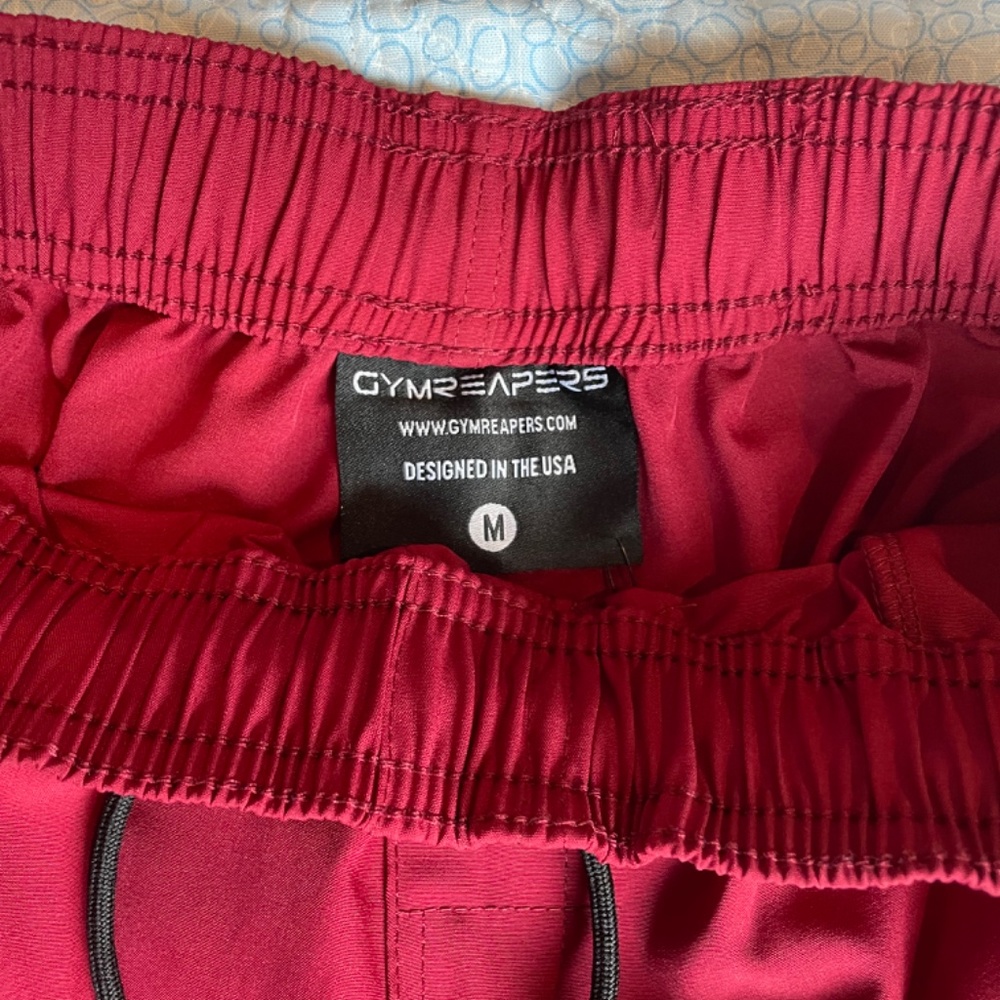 Gymreaper Training Shorts burgundy - Picture 2 of 5
